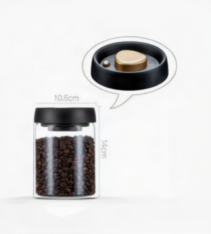 Vacuum Sealed Glass Jar Storage Set