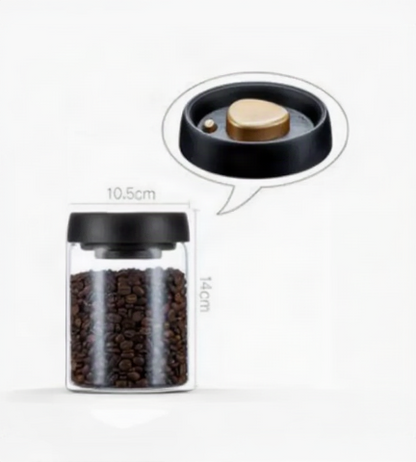 Vacuum Sealed Glass Jar Storage Set