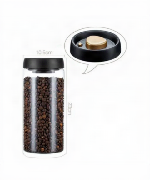 Vacuum Sealed Glass Jar Storage Set