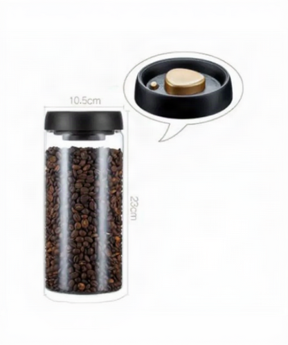 Vacuum Sealed Glass Jar Storage Set