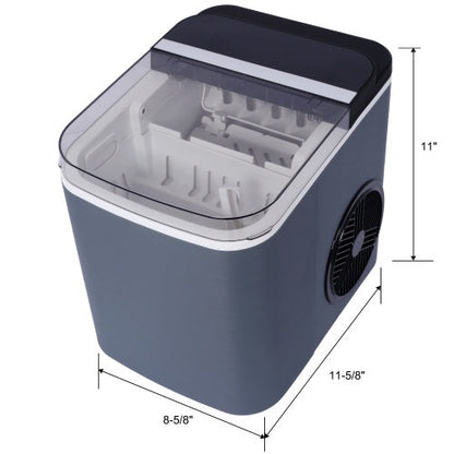 Countertop Ice Maker, Portable Ice Machine, Self-Cleaning With Basket And Scoop