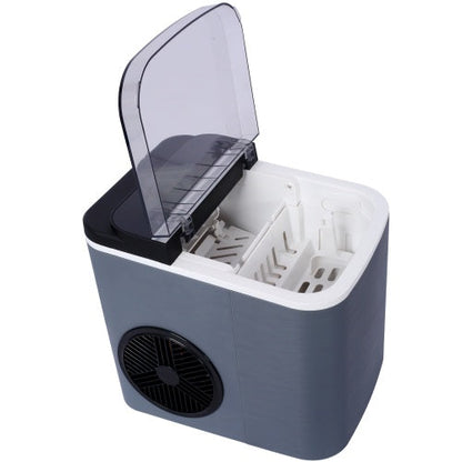 Countertop Ice Maker, Portable Ice Machine, Self-Cleaning With Basket And Scoop