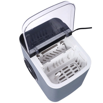 Countertop Ice Maker, Portable Ice Machine, Self-Cleaning With Basket And Scoop
